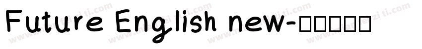 Future English new字体转换